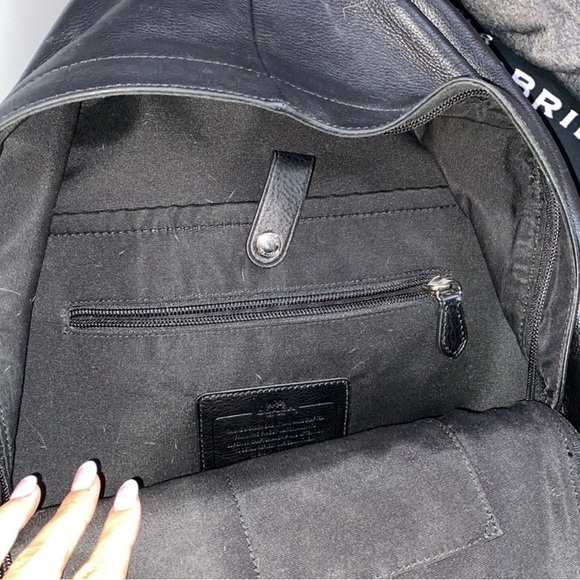 Black Coach Backpack - Picture 2 of 6